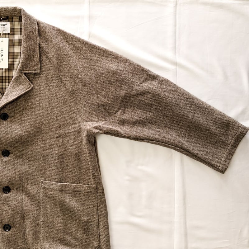 H.UNIT / Wool raglan atelier coat ( BEIGE ) | K