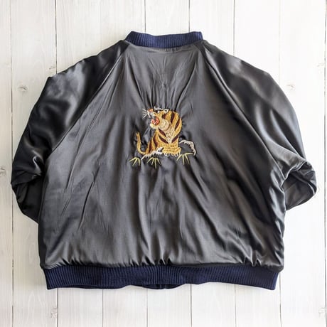 《 MEN 》 THRIFTY LOOK / SOUVENIR GREENLAND BLOUSON -VELOUR- ( NAVY )