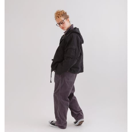 《 MEN 》 H.UNIT / HBT hooded jacket ( Used wash / Black )