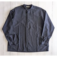 《 UNISEX 》 ämne / NYLON park shirts  ( NAVY )