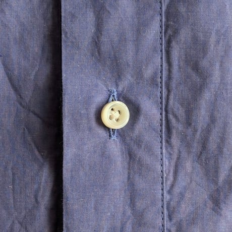 《 MEN 》 maillot mature / Shuttle Cloth Play Shirt ( BLUE )