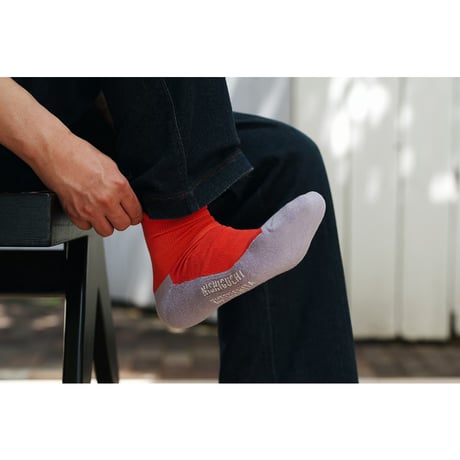 《 MEN 》 NISHIGUCHI KUTSUSHITA / コットンカシミヤウォークソックス M ( 4 colors )