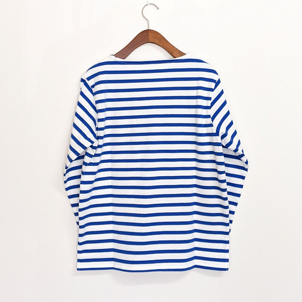 Unisex 》HATSKI / F.Navy Basque shirt ( White×