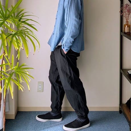 《 MEN 》 maillot / C/H Cloth Track Pants ( BLACK )