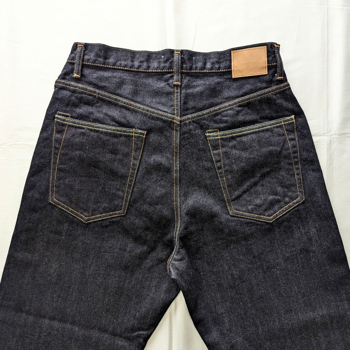 UNISEX 》HATSKI / Wide Tapered Denim ( ONE WA UNISEX 》HATSKI / Wide Tapered Denim ( ONE WA