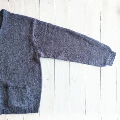 《 MEN 》 TOWNCRAFT / SOLID SHAGGY CARDIGAN ( NAVY )