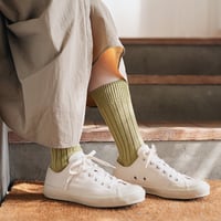 《 MEN 》 NISHIGUCHI KUTSUSHITA / エジプトコットンリブソックス M ( 4 colors )