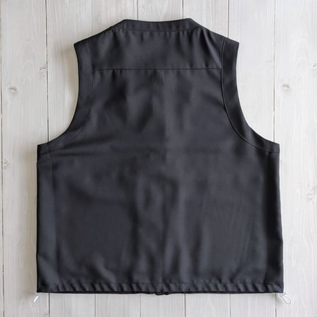 《 MEN 》 ämne / GABARDINE useful vest  ( NAVY )