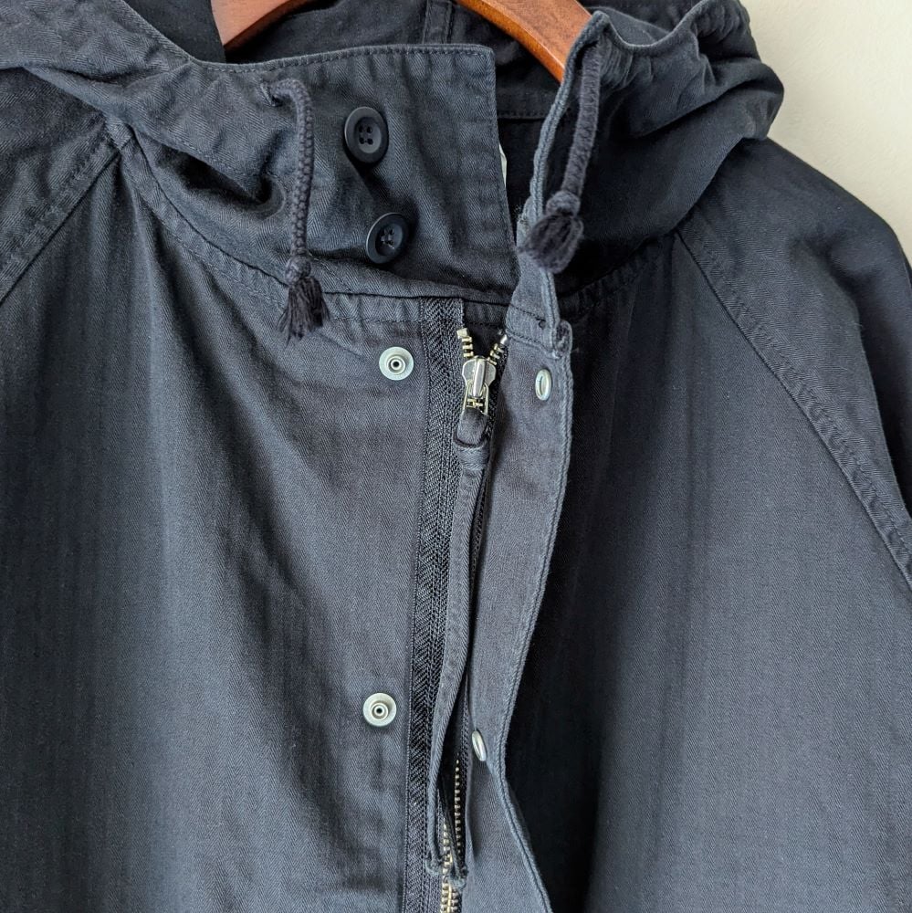 MEN 》 H.UNIT / HBT hooded jacket ( Used wash