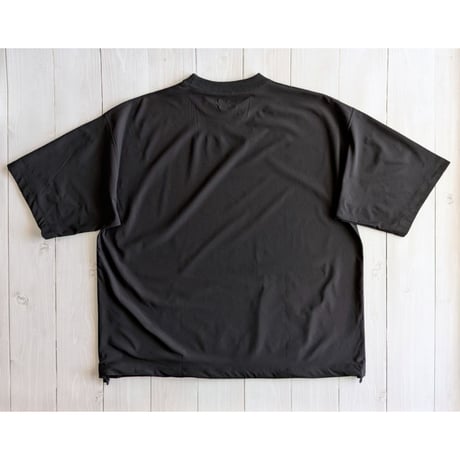 《 MEN 》 SUNNY SPORTS / DRAWSTRING BIGGEST CREW TEE  ( BLACK )