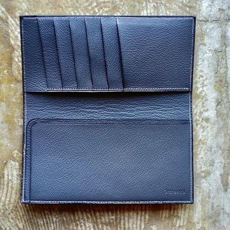 札入れ　コードバン　NAVY