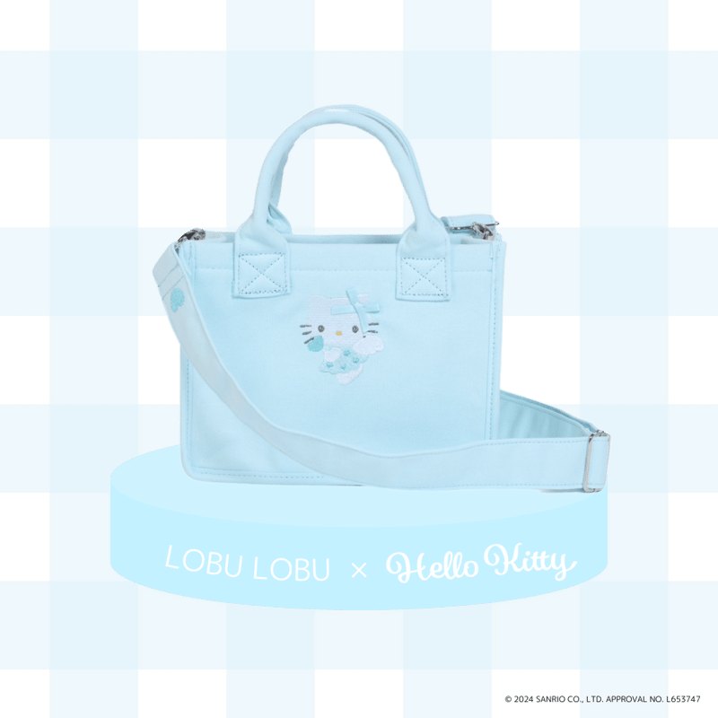 LOBU LOBU × Hello Kitty】angel mini canvas bag