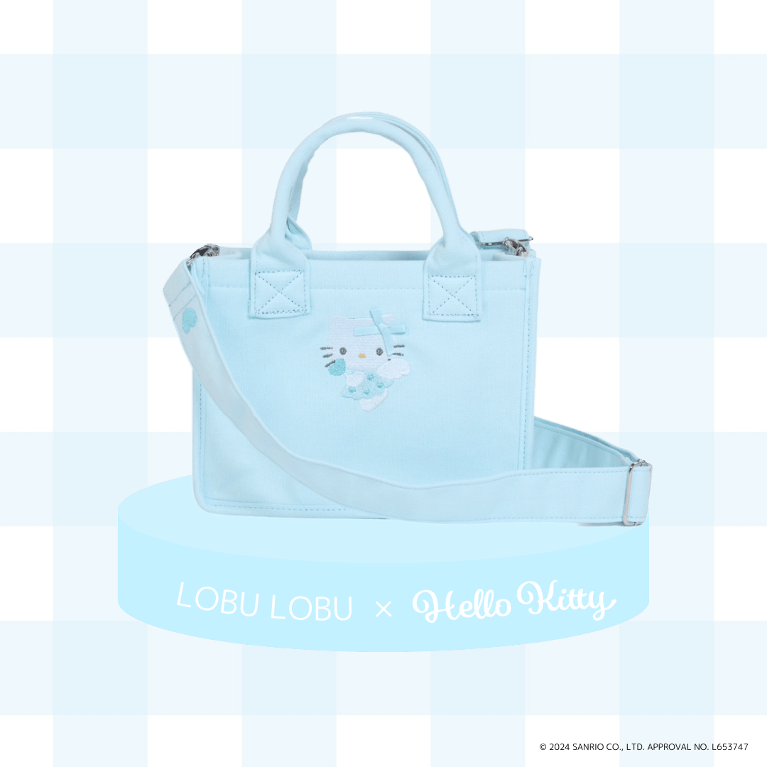 LOBU LOBU × Hello Kitty】angel mini canvas bag