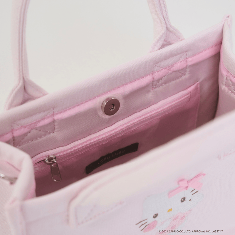 LOBU LOBU × Hello Kitty】angel mini canvas bag