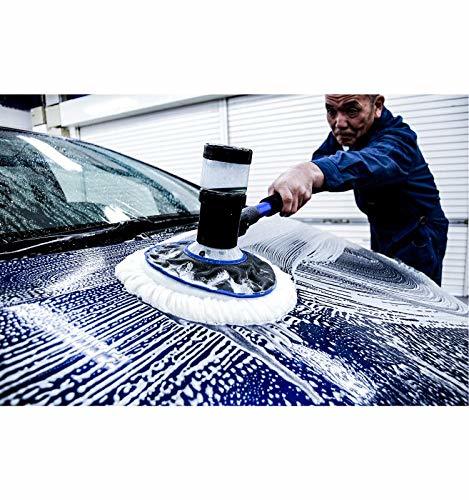 ウォッシュマン　ザモップ　天然羊毛で優しく楽に洗車　未使用の予備モップ付き WASHMAN ウォッシュマン 99600 ザ・モップ 手洗い洗車用羊毛モップ（旧