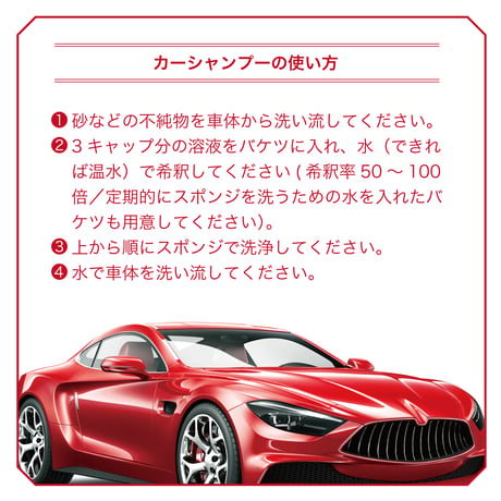 テンジ [カーシャンプー（オールカラー対応）600ml] : 欧米のプロショップが使用。全車色対応で汚れ落ちも抜群（希釈率50～100倍）｜TENZI Detailer AD-42