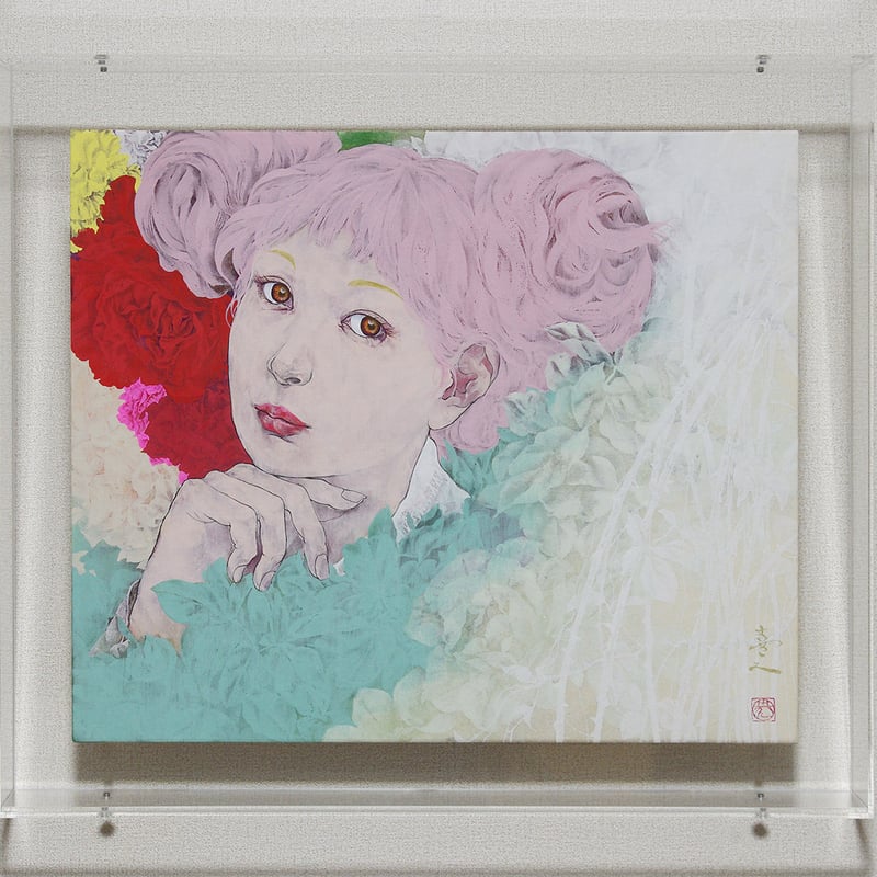 やつこ 絵画 長谷川喜久「コイノヨカン」8号 | マエマス画廊EC