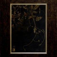 石本正「裸婦素描」共シール | マエマス画廊EC
