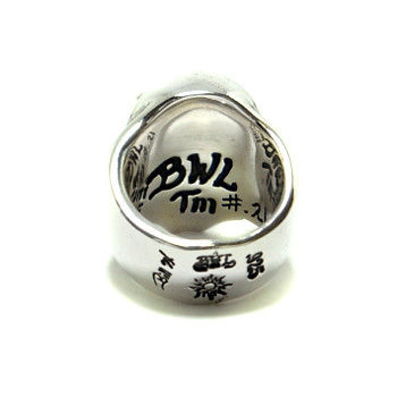 ビルウォールレザー / GOOD LUCK SKULL with STONE EYES / R