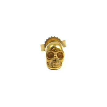 ロイヤルオーダー 18金PGスカルピアスwithダイヤ ロイヤルオーダー / ROCK'N ROYAL SKULL STUD 18K YELLOW G