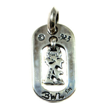 ビルウォールレザー / INITIAL DOG TAG / DT618 | WATER MOON