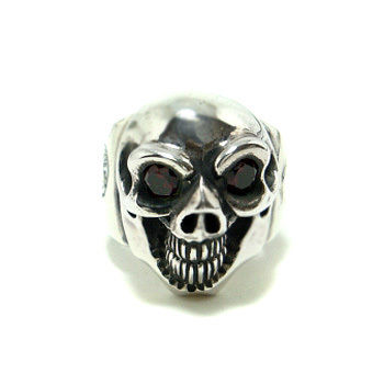 ビルウォールレザー / GOOD LUCK SKULL with STONE EYES / R