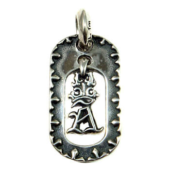 ビルウォールレザー / INITIAL DOG TAG / DT618 | WATER MOON