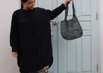 一点もの washedラオス葛編みトートバック スミクロA