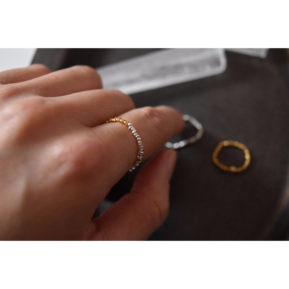 silver×gold】カレンシルバー リング | YEAH.JAPAN STORE