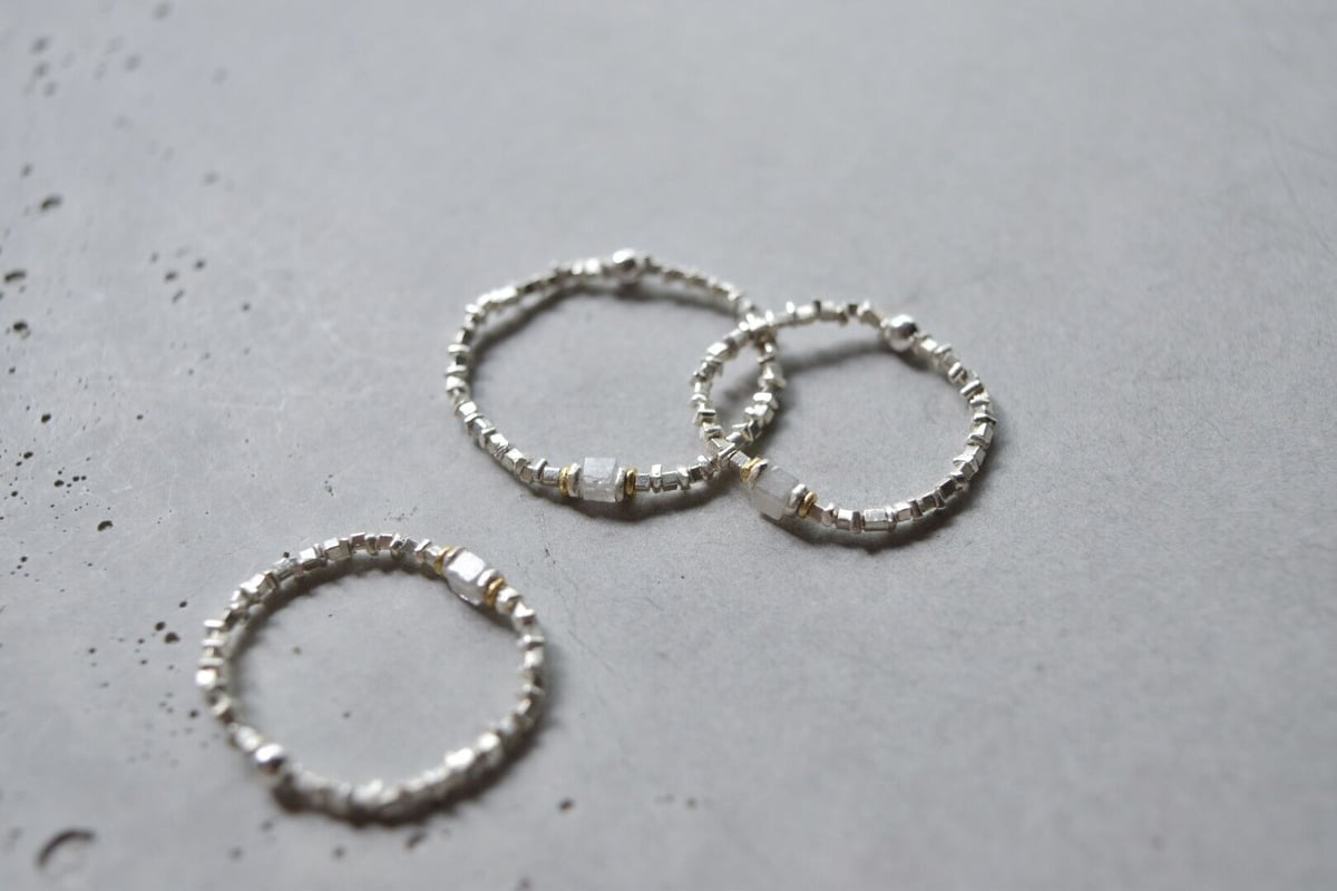 ダイヤモンドとカレンシルバーのリング | YEAH.JAPAN STORE