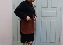 一点もの washedラオス葛編みショルダーバック ブラウン