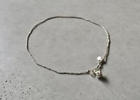 一粒水晶とカレンシルバーのチョーカー【B】 38.5cm | YEAH.JAPAN STORE