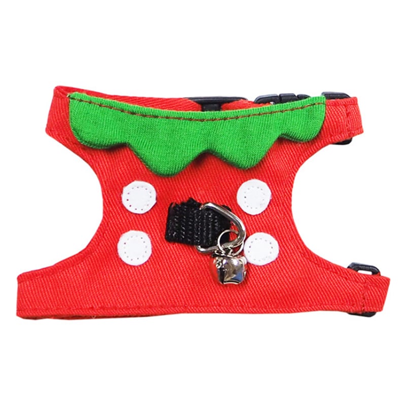 フェレっ子ハーネス いちご レッド | KOBEZOOM通販サイト