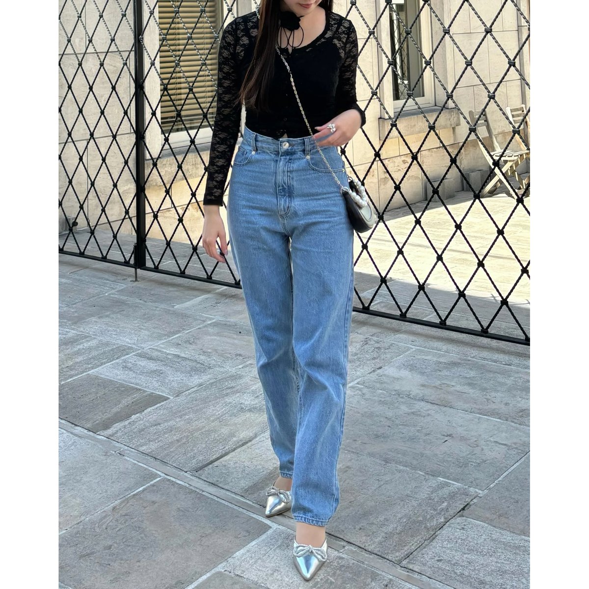 Treat Girl's denim long pants (blue) | Treat ür