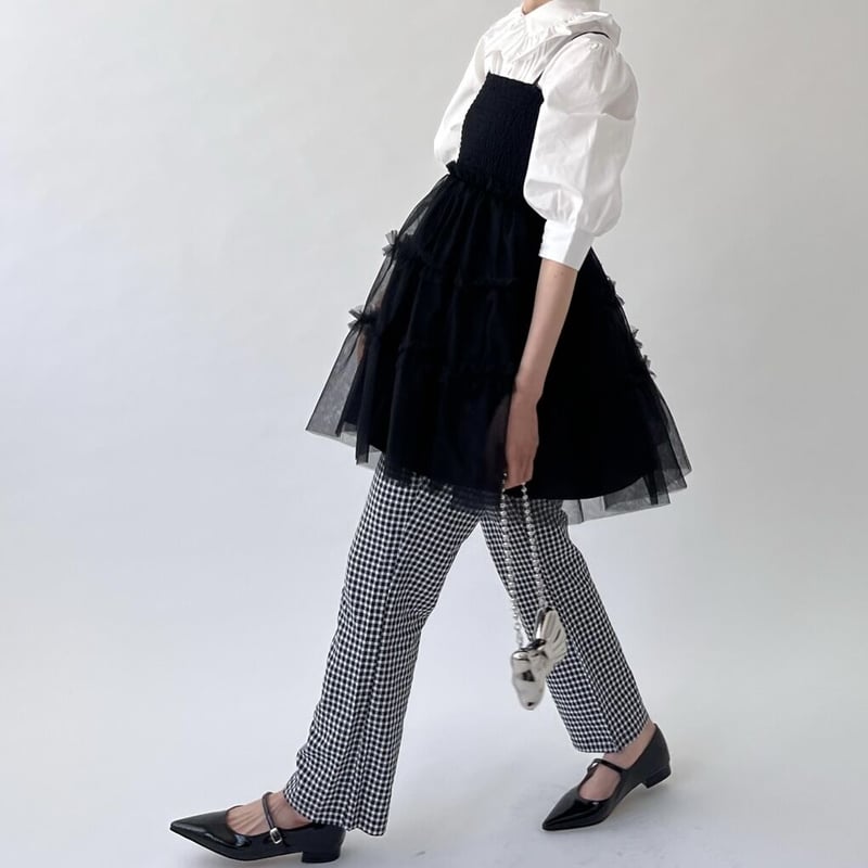 Ballerina tulle mini one-piece (black) | Treat  