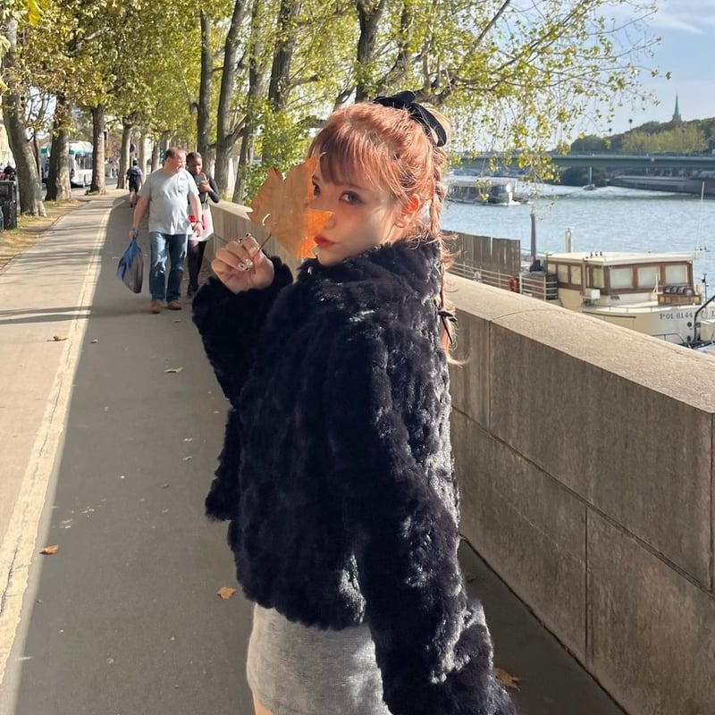 treaturself バニーファーコート ホワイト FURFUR (ファーファー