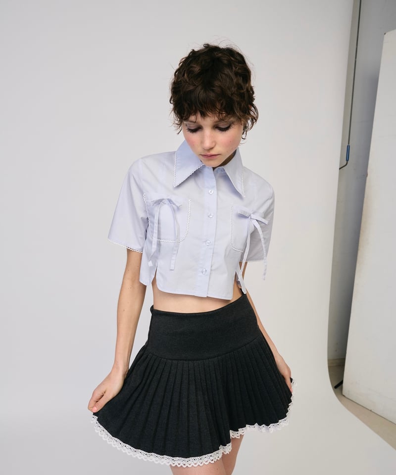 Ballet core cropped summer blouse | Treat ürself Ballet core cropped summer blouse | Treat ürself