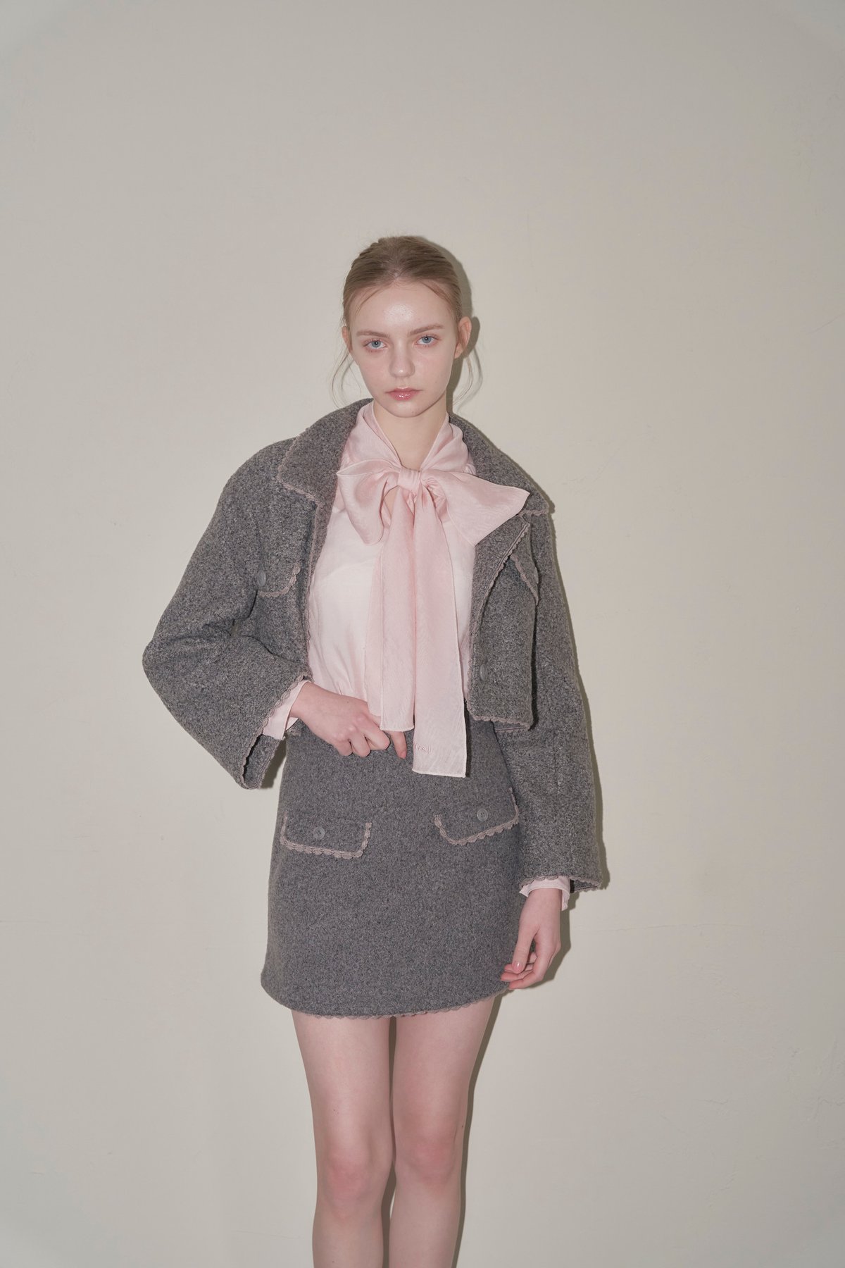 treat urself soft girl wool like jacket