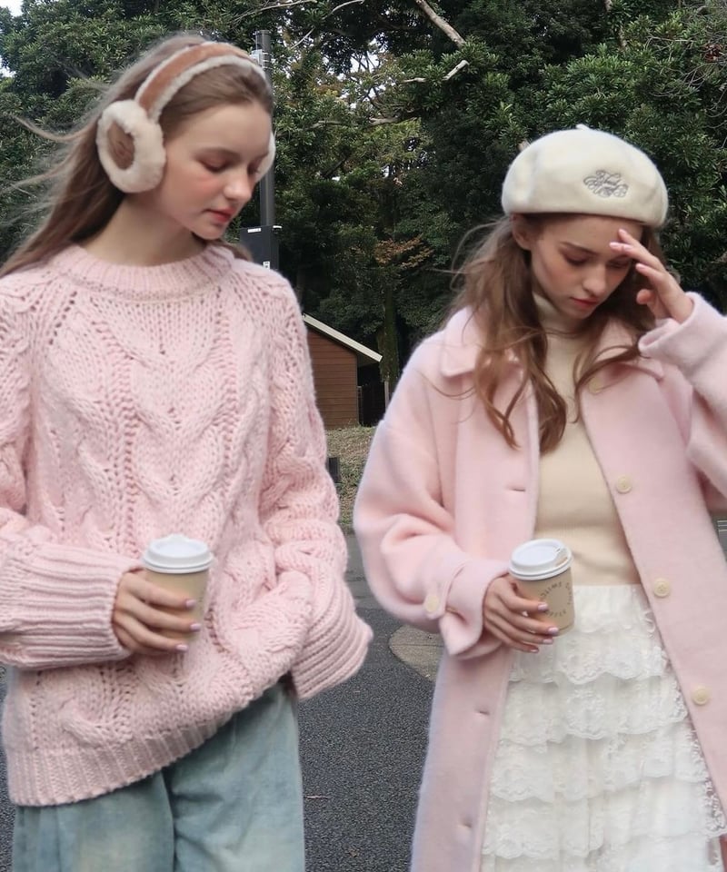 vintage like big cable knit | Treat ürself
