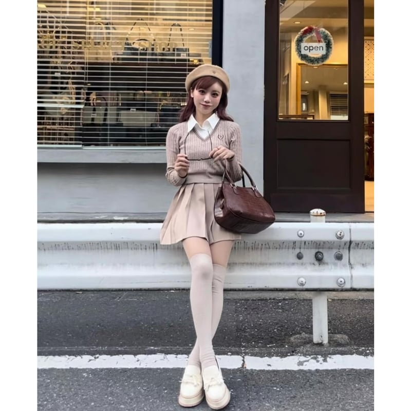 preppy pleats mini skirt | Treat ürself