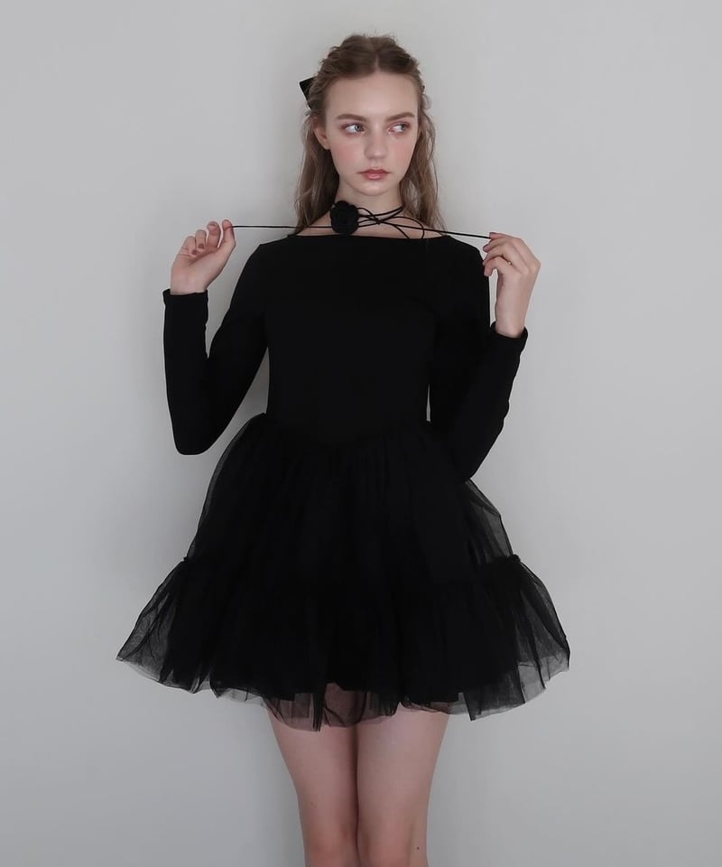 TreatÜrself バレリーナチュールミニワンピース beige