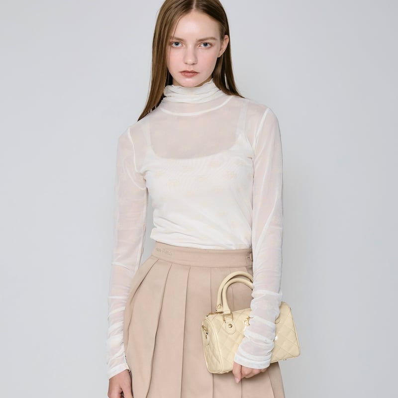 Treat Ürself sheer tops pink 2点