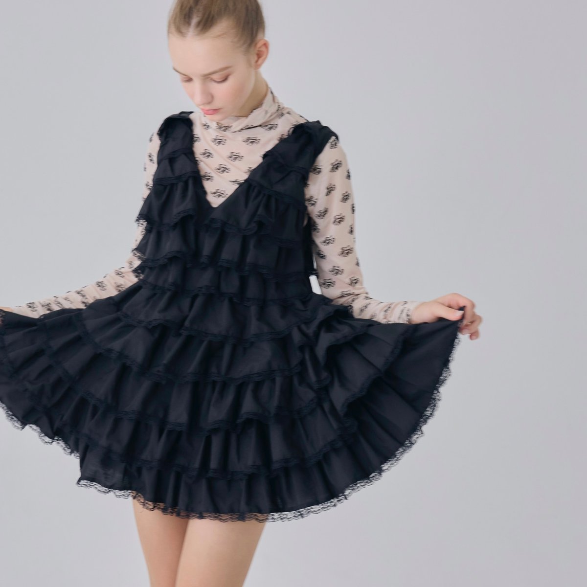 angel wings mini dress (black) | Treat ürself angel wings mini dress (black) | Treat ürself