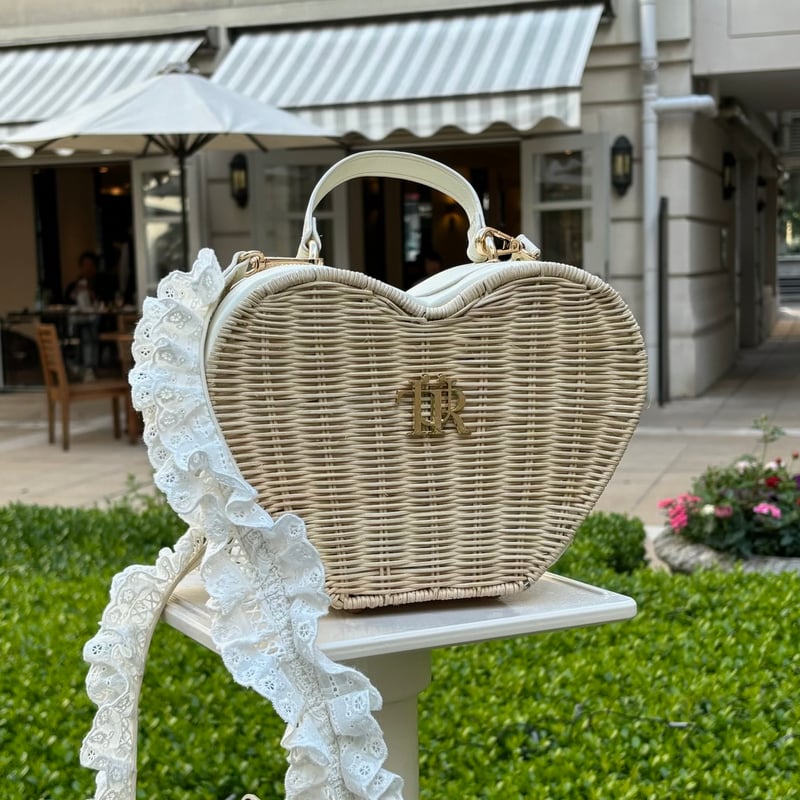 バッグ treaturself Love summer basket bag Treat UrselfLove summer basket bag