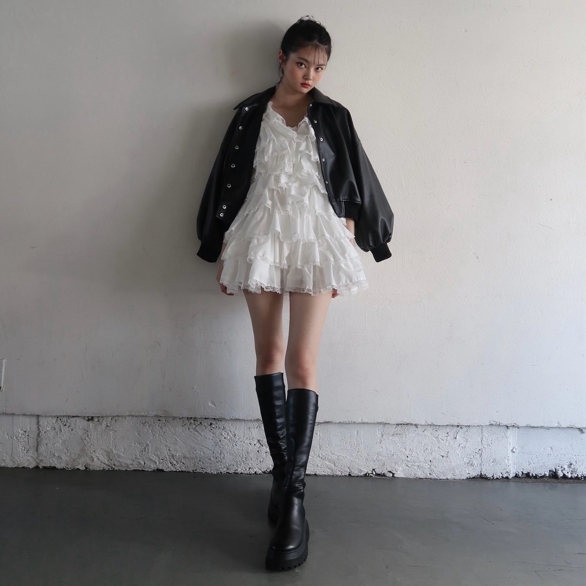 Treat Ürself angel wings mini dress ブラック Treat Ürself angel wings mini dress