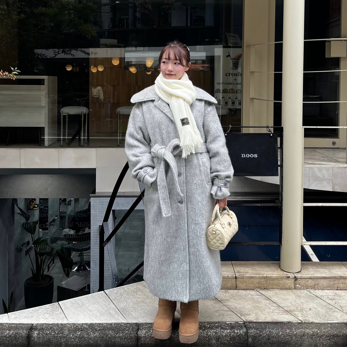 British classical long coat (gray) | Treat ürself 