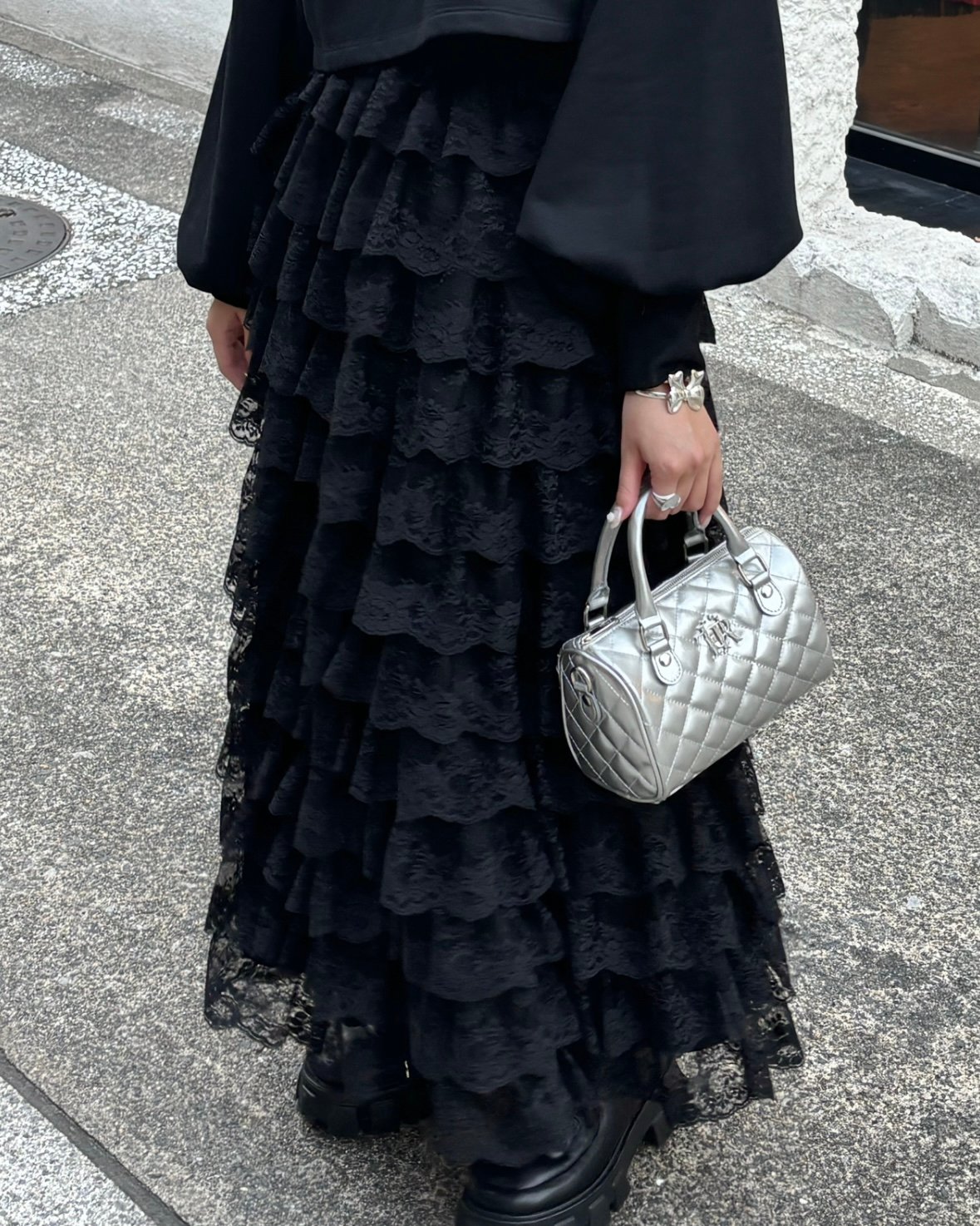 girly lace frill long skirt | Treat ürself girly lace frill long skirt | Treat ürself