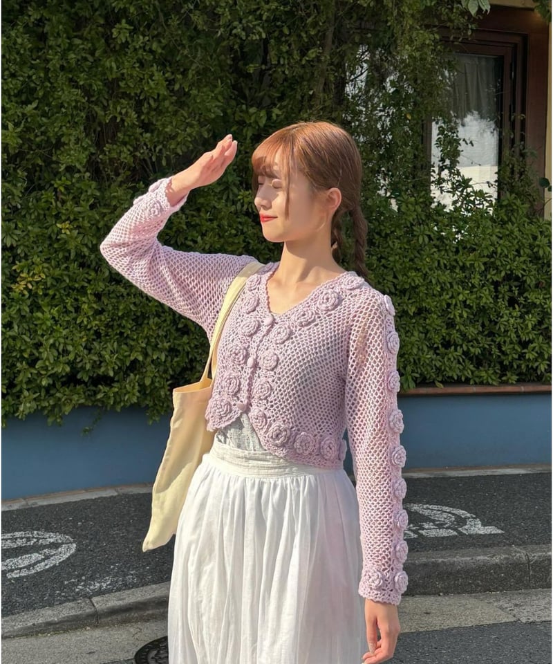 / フォロー感謝割 Catherine Andre 総柄 花柄 カーディガン フォロー感謝割 Catherine Andre 総柄 花柄 カーディガン