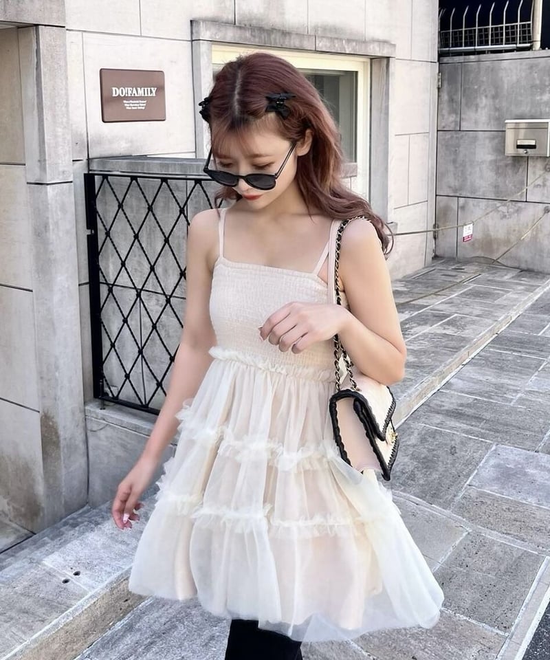Ballerina tulle mini one-piece (ivory)