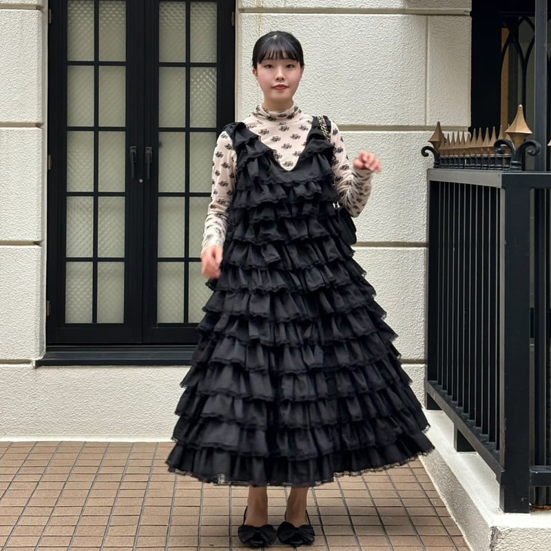 treat ürself angel wings long dress